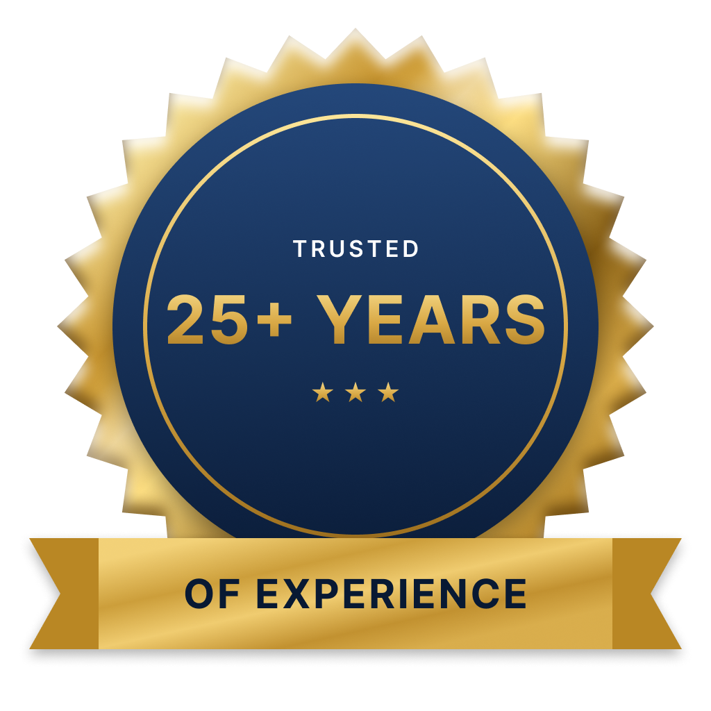 25+ Years of Experience